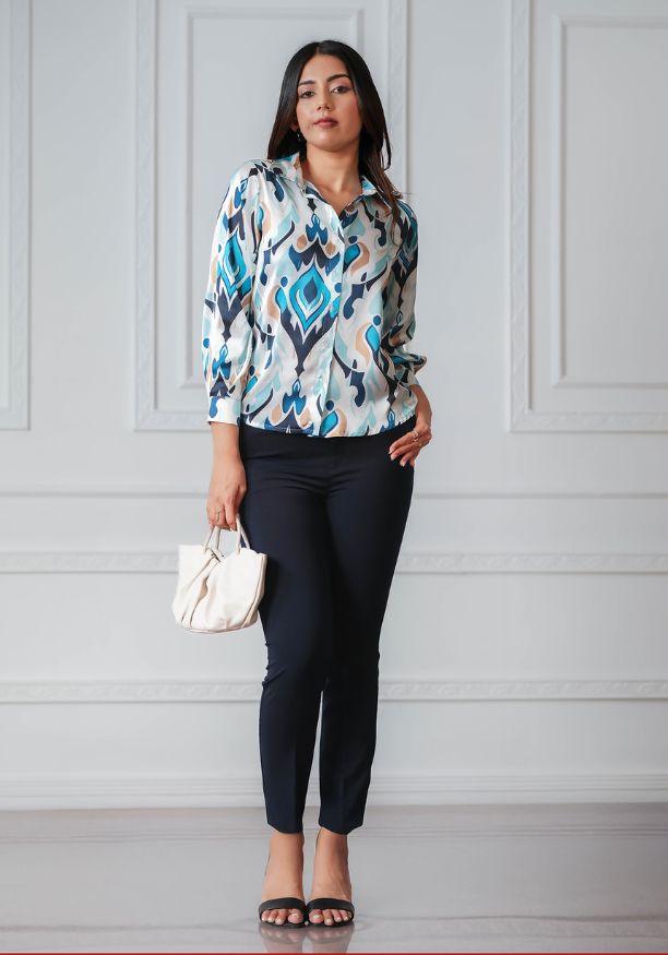 NEVA BLUE OFFICE PANT 